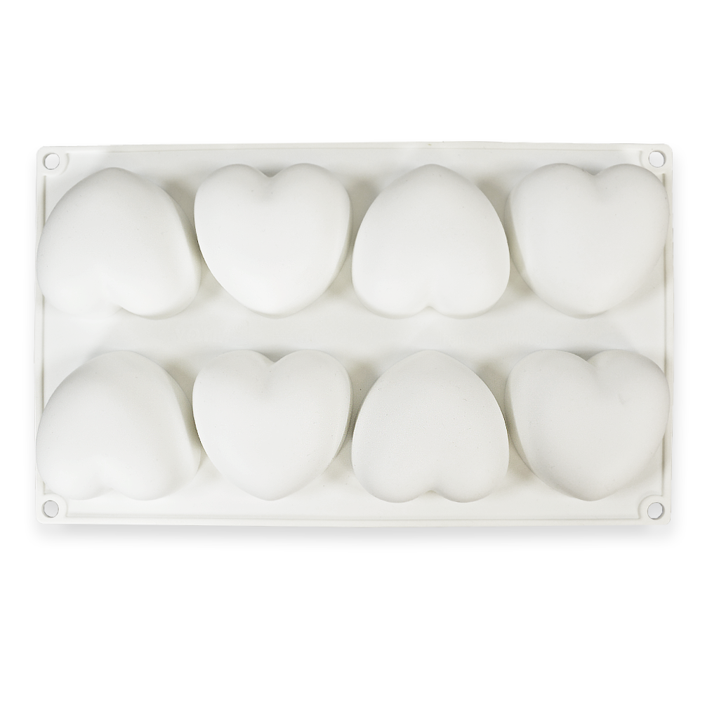 Heart Shaped Scented Candles Mould Food Level Silicone