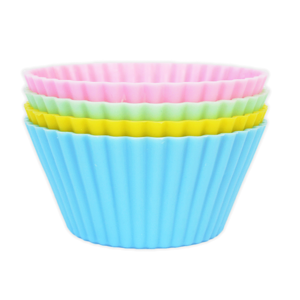Perfect Pricee Silicone Muffin Moulds Cup Cake Mould -6 Pieces.