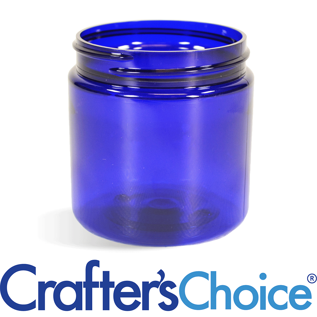 Download 08 oz Blue Basic Plastic Jar - 70/400 - Wholesale Supplies Plus