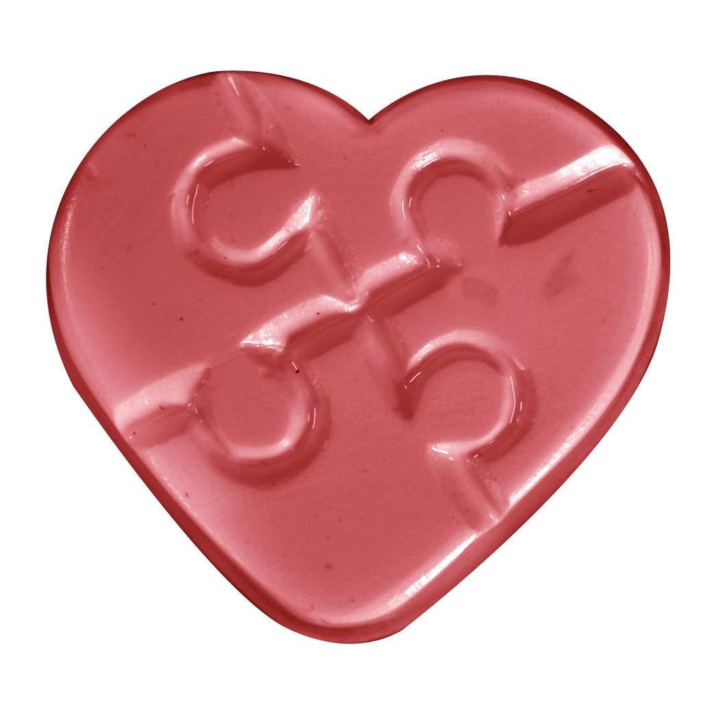 Autism Heart Soap Mold (MW 451) - Wholesale Supplies Plus