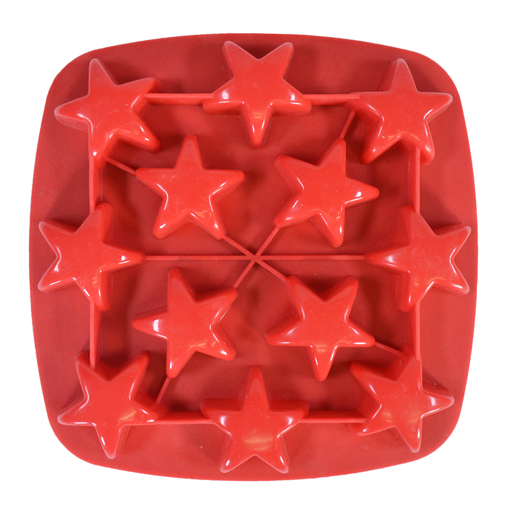 OAVQHLG3B Star Shaped Silicone Molds, Patriotic Party Stars Soap