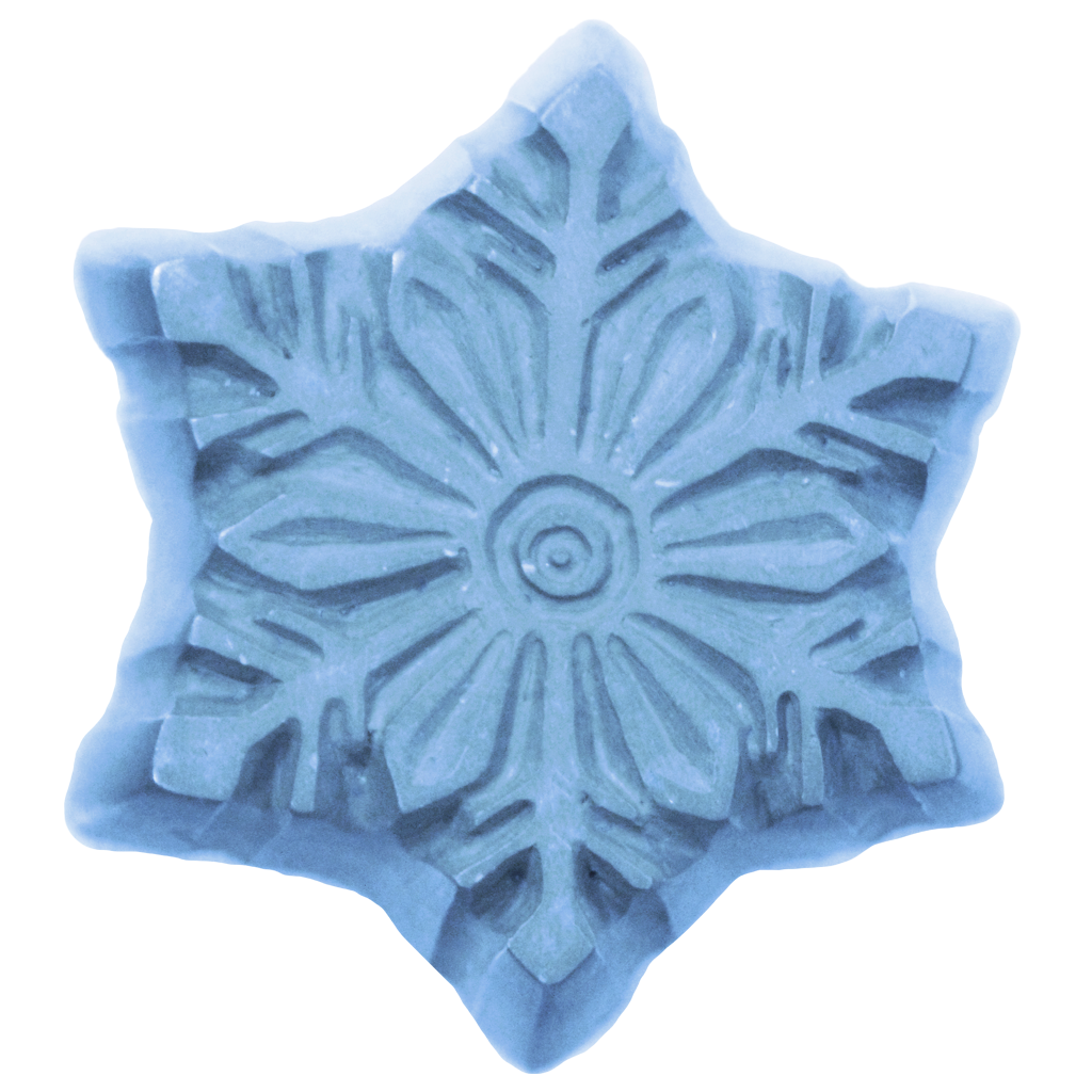 Assorted Snowflake Silicone Mold (3 Cavity)