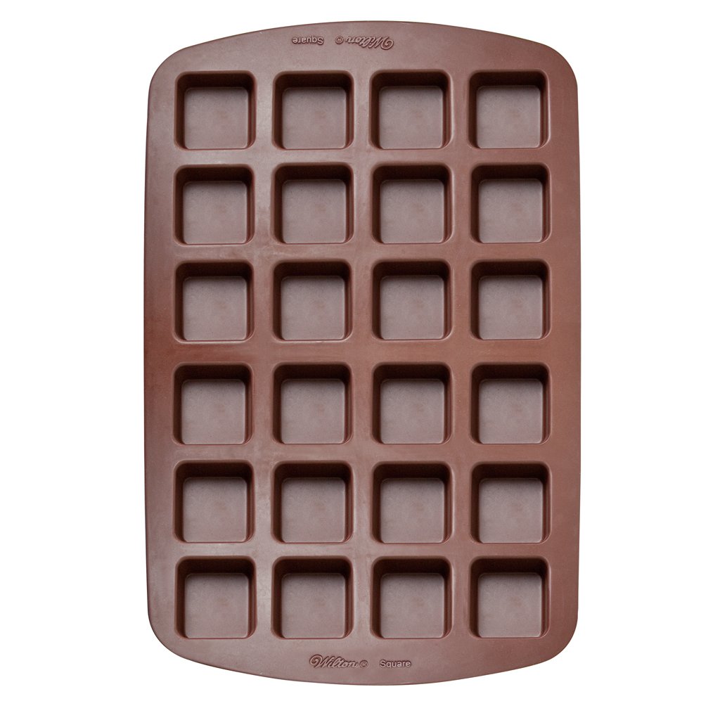 https://www.wholesalesuppliesplus.com/cdn-cgi/image/format=auto/https://www.wholesalesuppliesplus.com/Images/Products/7510-Brownie-Bite-24-Mini-Squares-Silicone-Mold-1.jpg