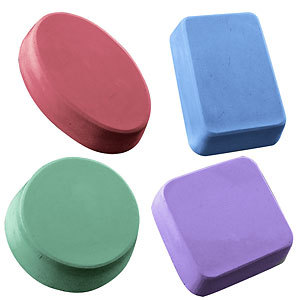 Silicone Aromatherapy Wax Melts Molds 4-cavity Circle/oval/square Soap  Silicone Moulds - Soap Making Moulds